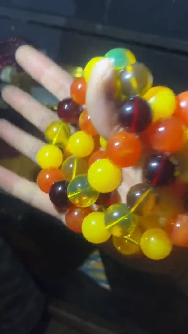 未镶嵌琥珀手链手串一条