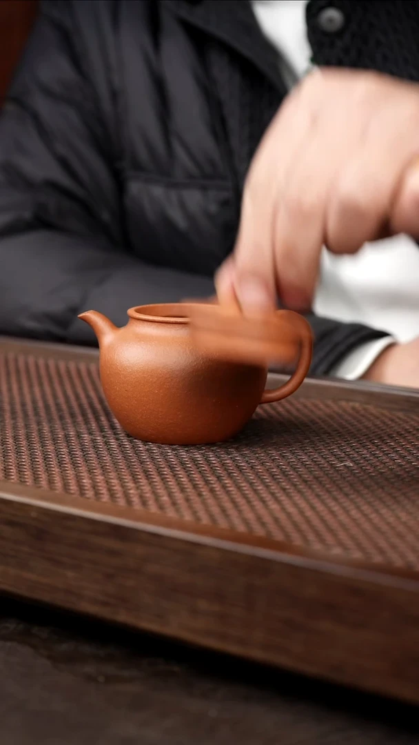 茶壶紫砂红黄泥高莲子