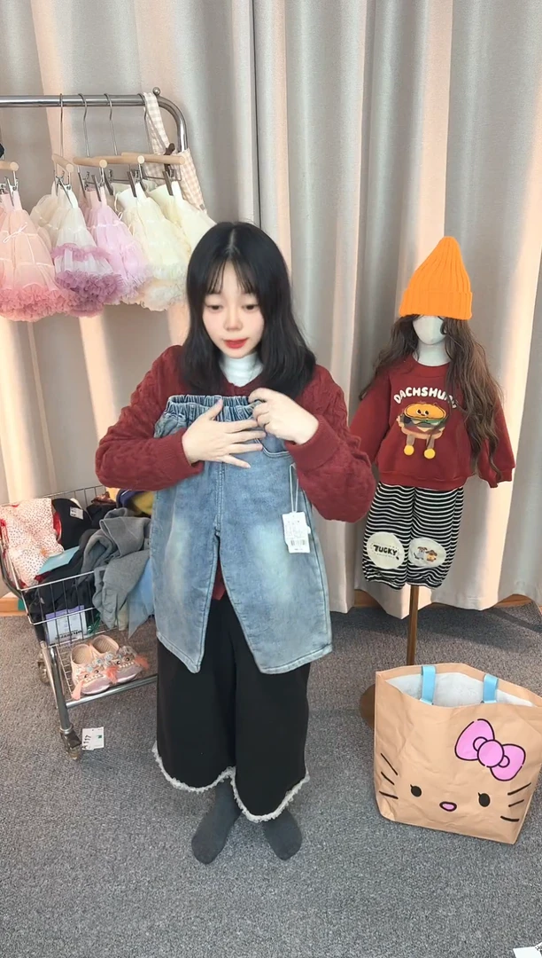 儿童加厚长裤110码A146