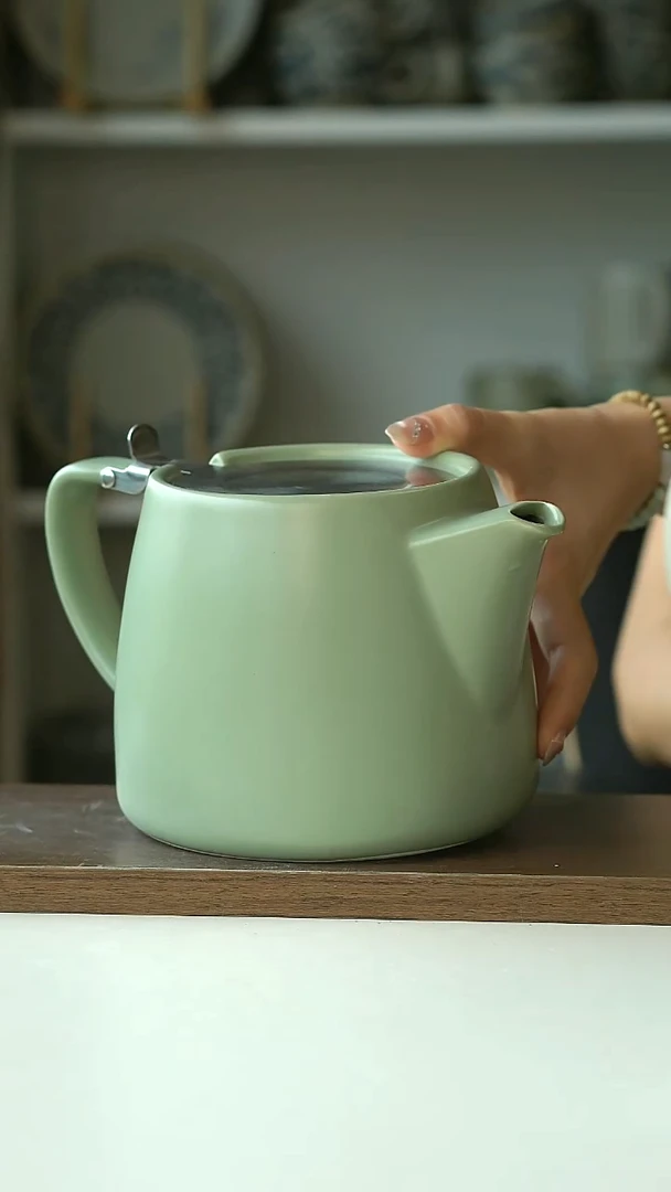 出英whittard柔光绿茶壶1200ml@4-2@