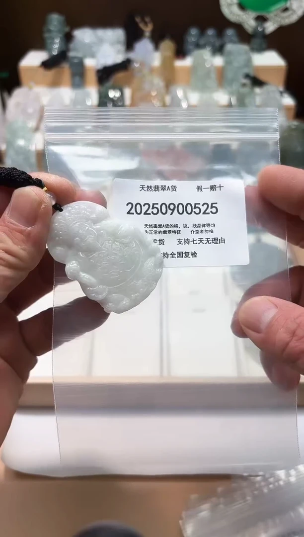 颈饰未镶嵌翡翠天然A货翡翠20250906