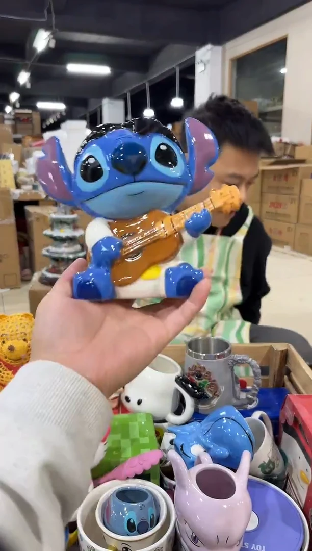 瓷片史迪仔单吉他水杯