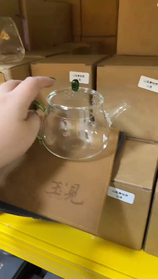 湖绿青云壶