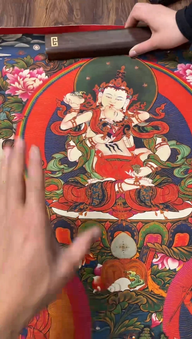 卷轴画老三的唐卡tk16