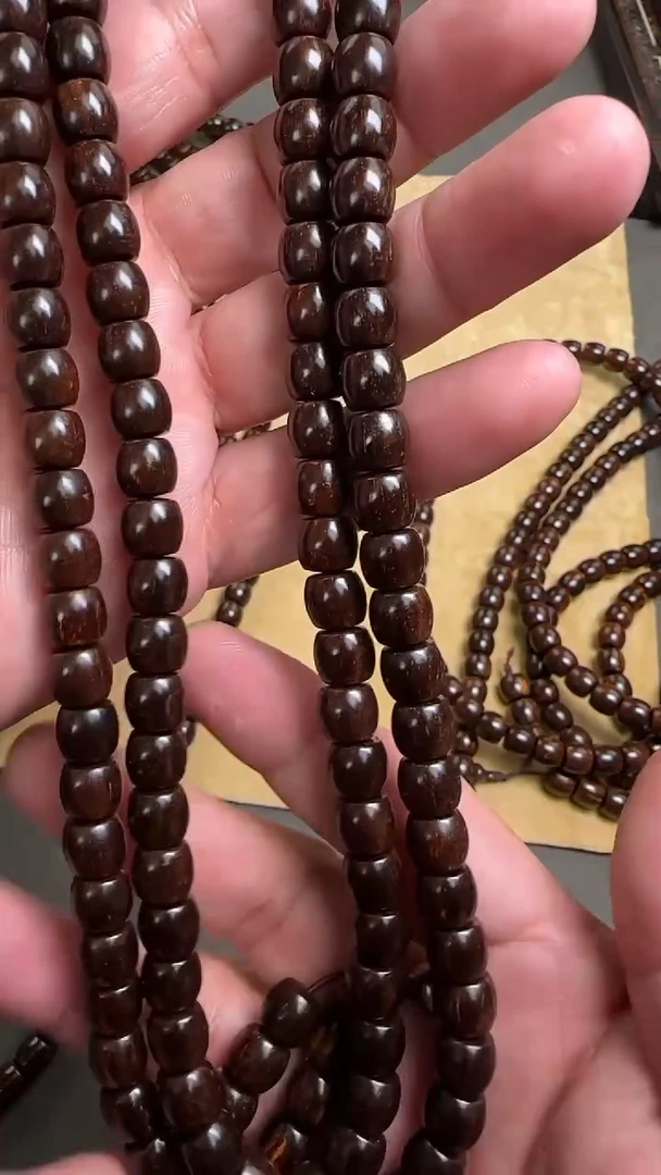【闪购商品】贡木手串/手链534026-8x9x108颗直切黑龙