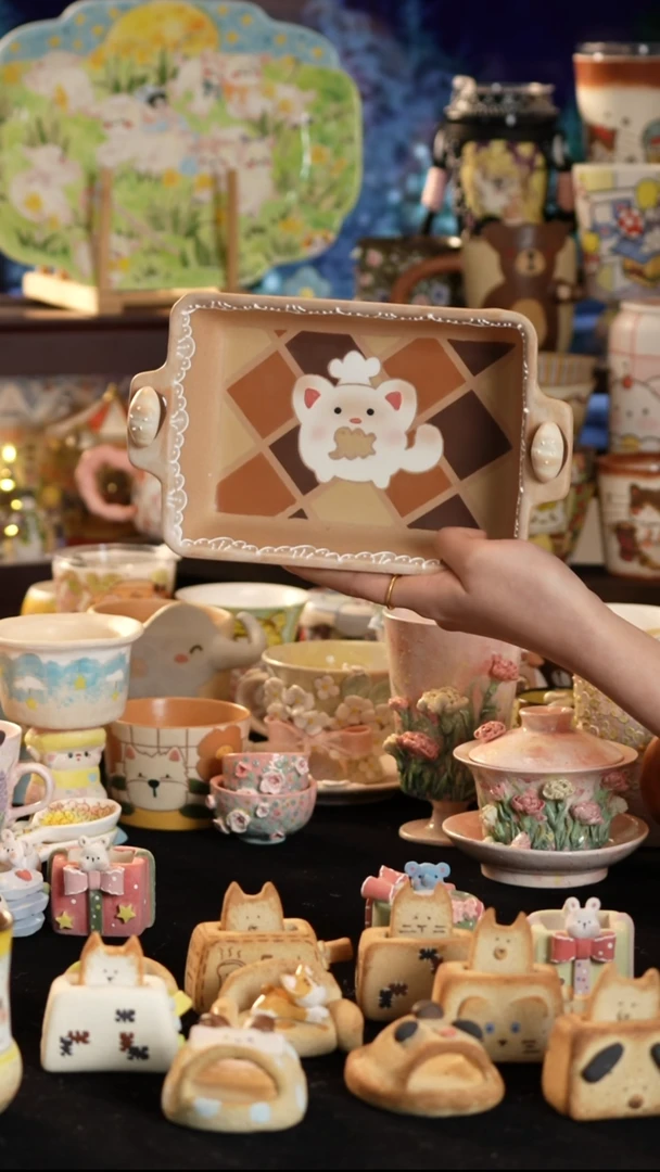 其他陶景德镇釉下彩手绘设计师款陶瓷