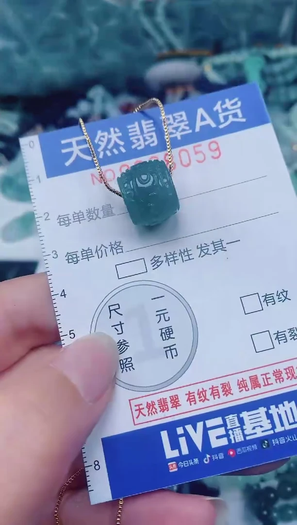 颈饰未镶嵌翡翠00008059