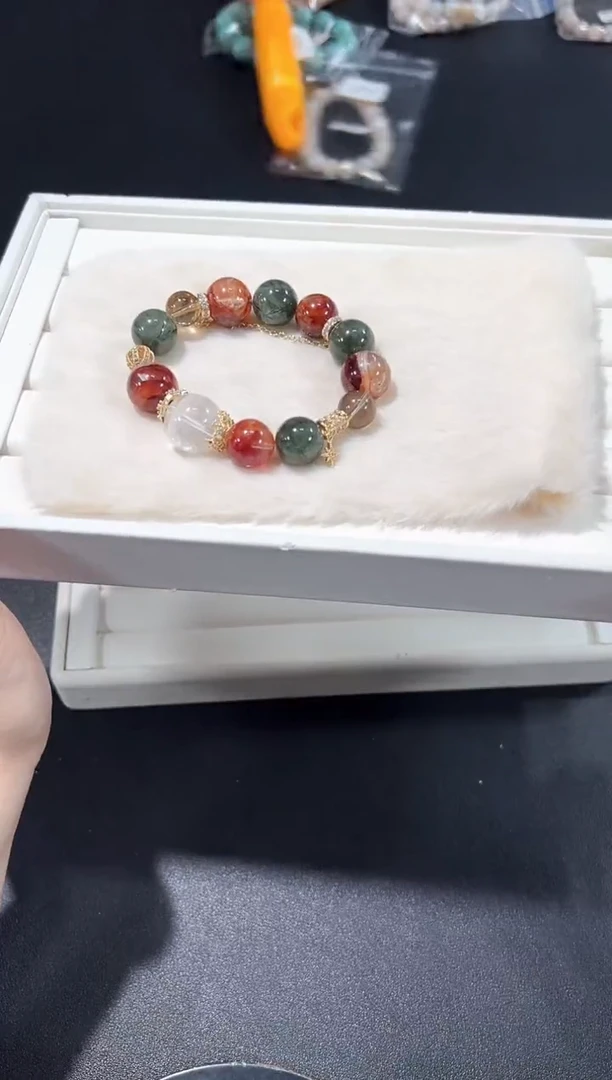 未镶嵌手串水晶70f多样性发其一【1条】默认微瑕