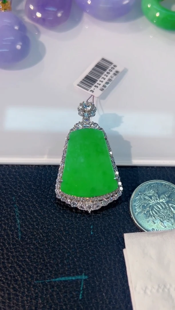 颈饰未镶嵌翡翠 缅料A货/支持复检/一件