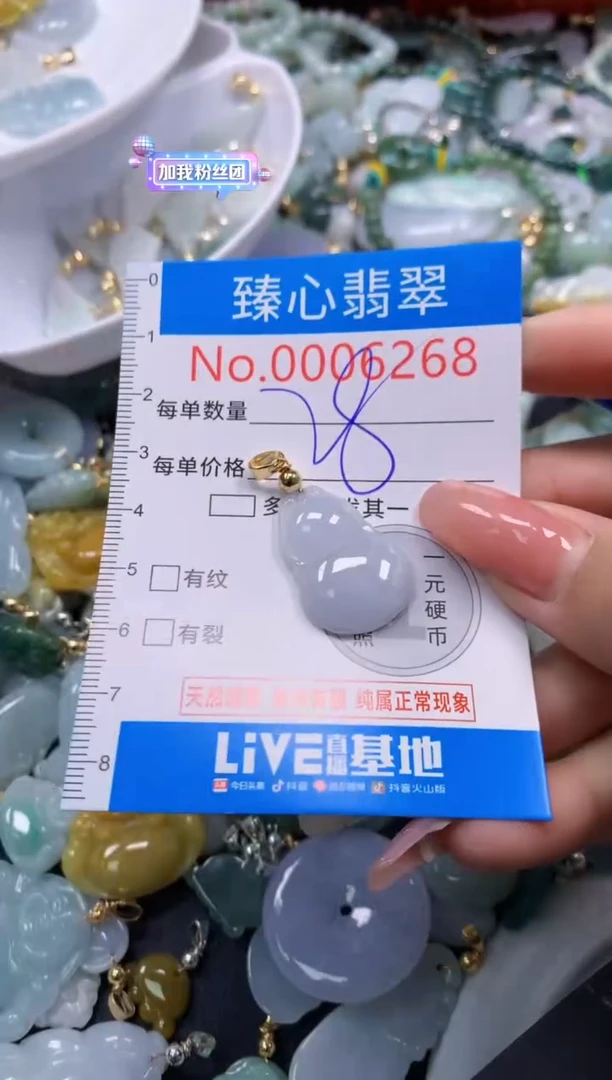 翡翠未镶嵌颈饰6268