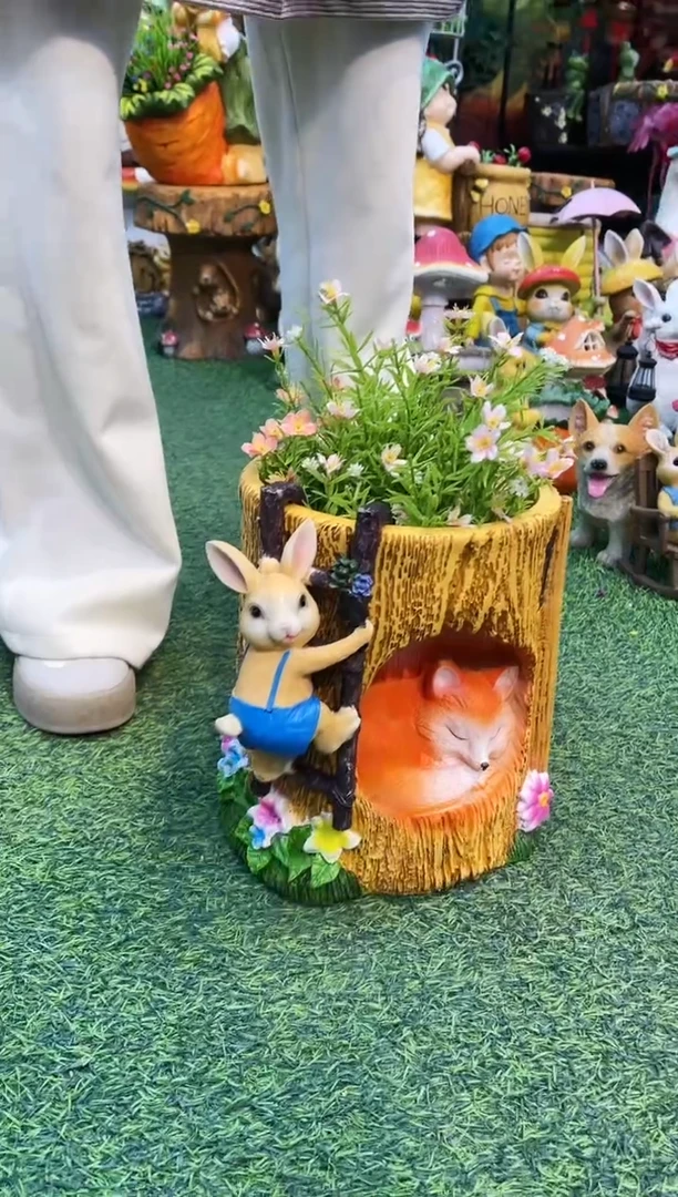 爬梯兔子