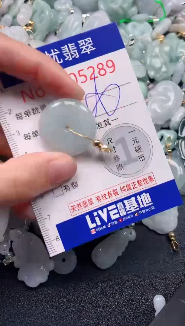 吊坠(不含链)未镶嵌翡翠5289