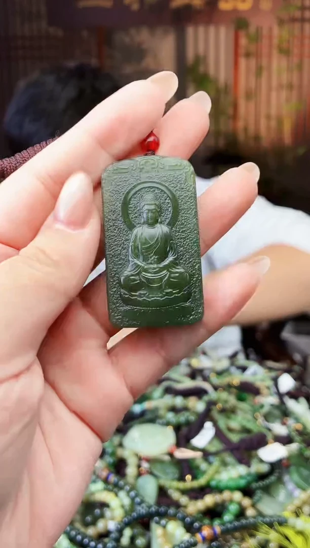 颈饰未镶嵌和田玉拍一发一多样性发货