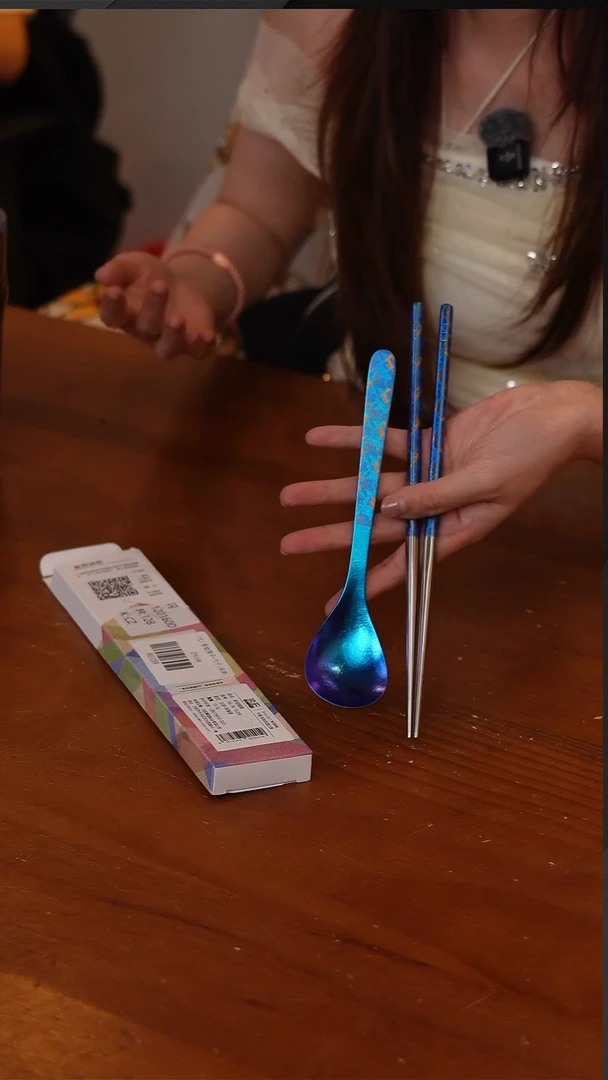 陶140-彩钛筷子+勺子