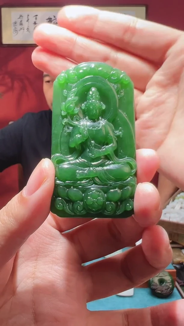 和田玉未镶嵌吊坠(不含链)1