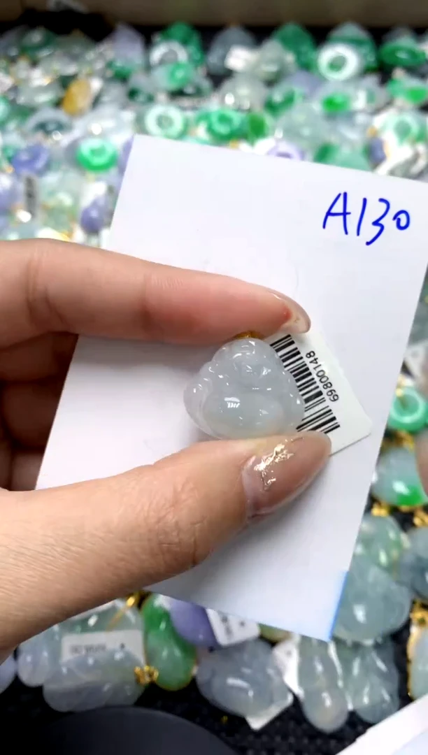 【闪购商品】翡翠颈饰18K金镶嵌11111111111111111