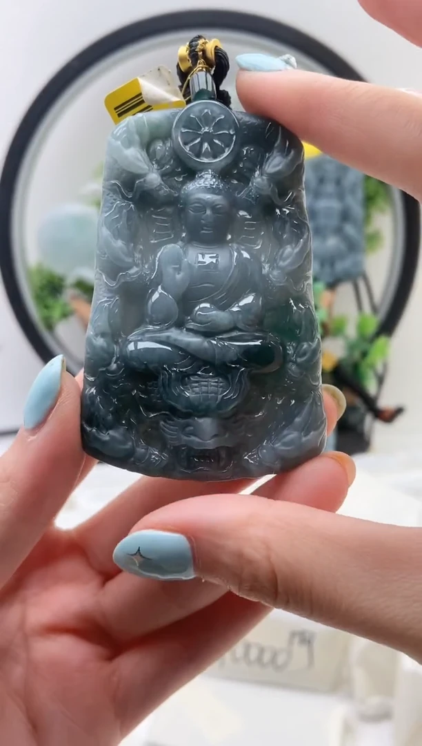 颈饰未镶嵌翡翠阿弥陀佛