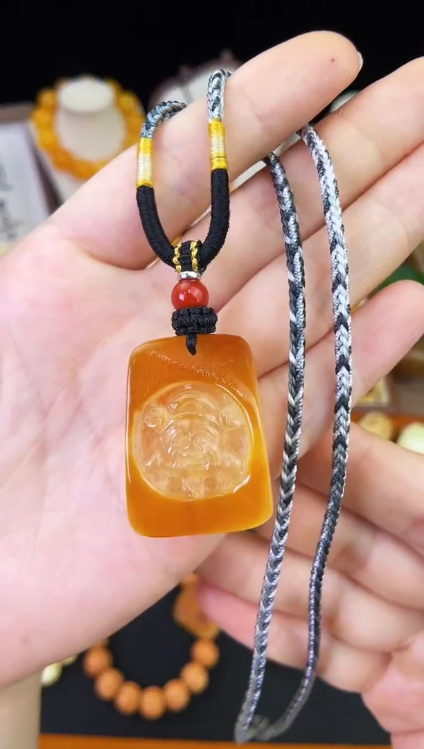 琥珀未镶嵌珠宝奇石柒月