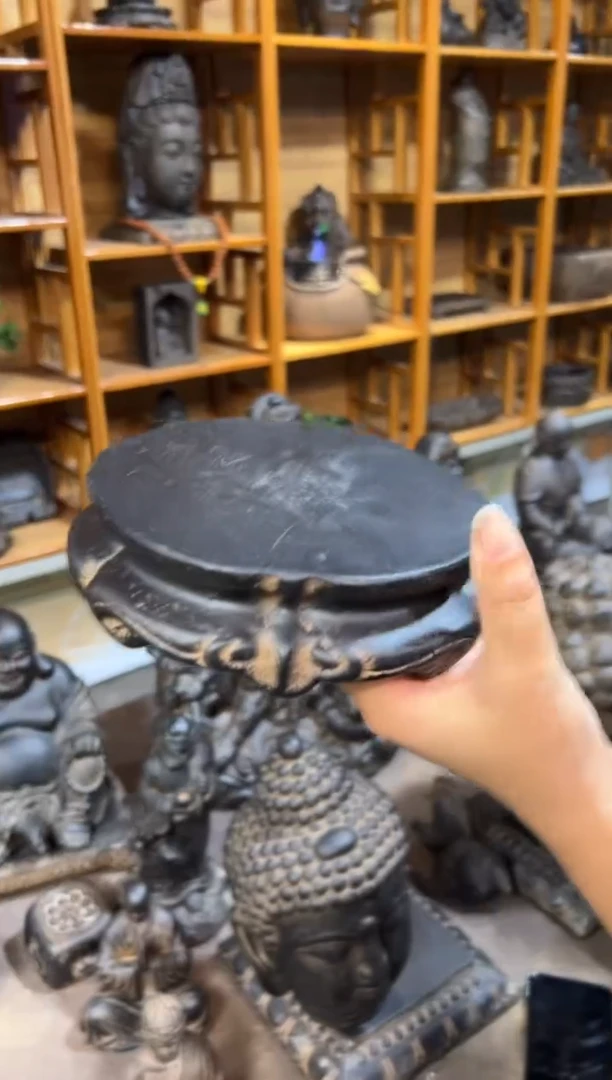 陶土【火山泥】金箍坛底座