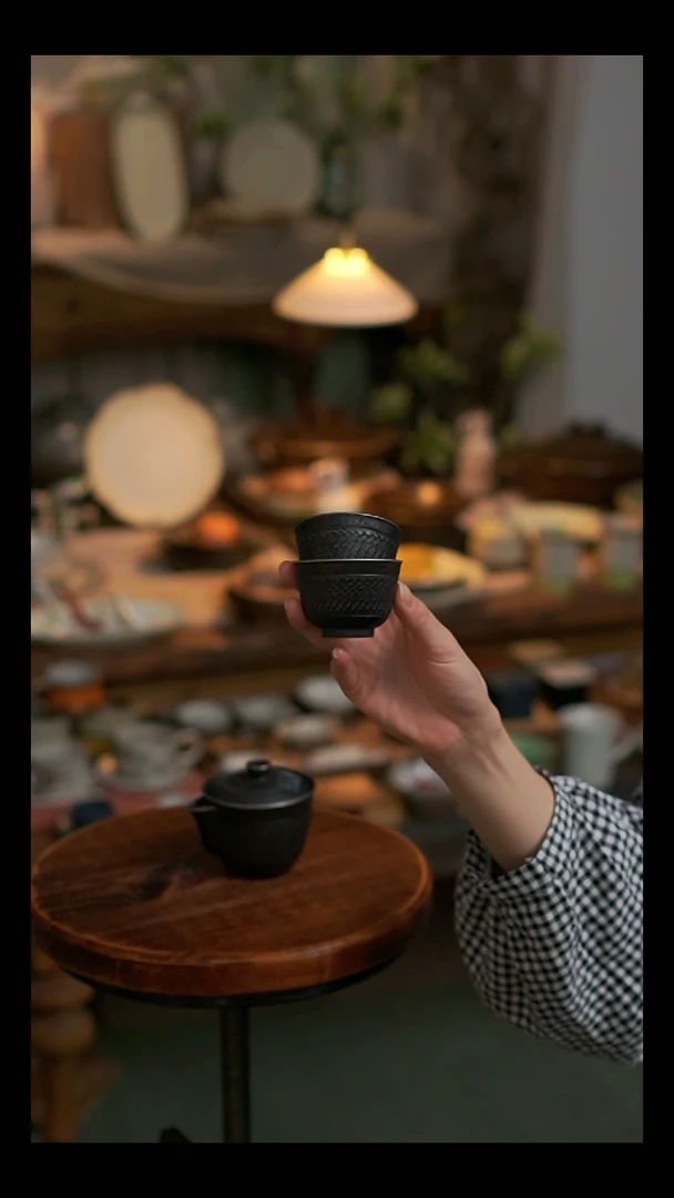 陶土听溪陶瓷工作室  小杯2个