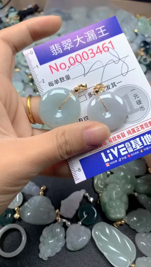 翡翠未镶嵌吊坠(不含链)3461