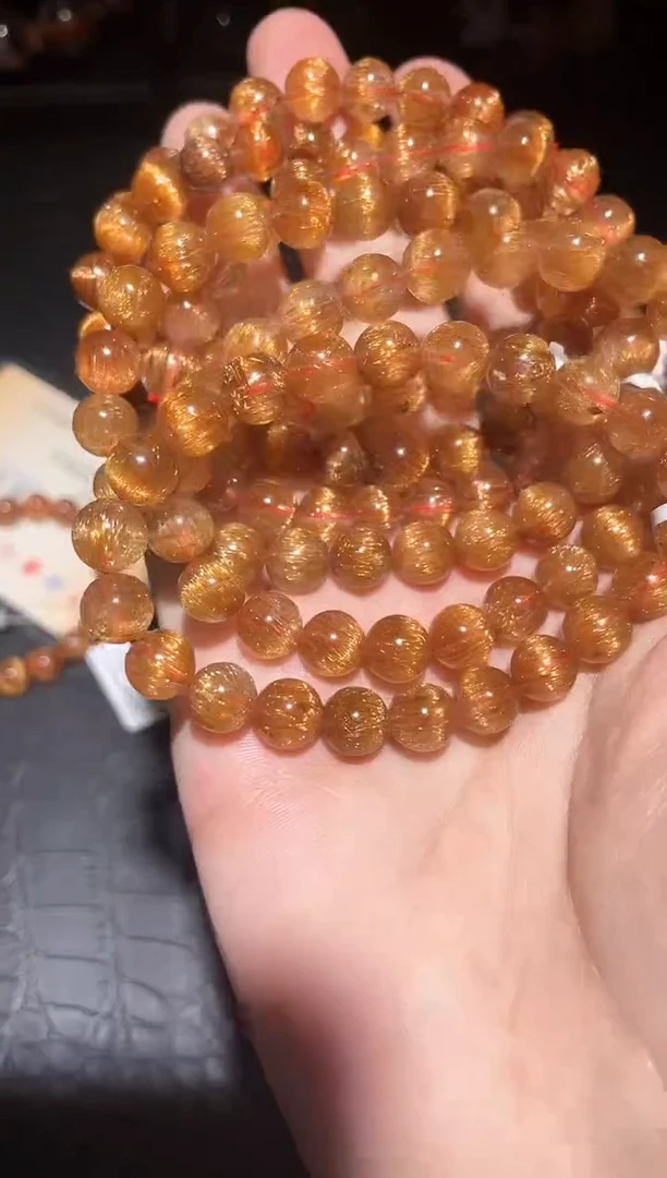 【闪购商品】水晶手链未镶嵌发晶单圈A8（多样性发其一）