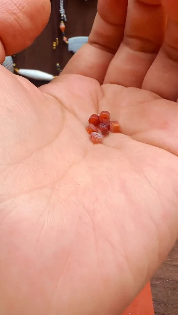 玛瑙/玉髓颈饰未镶嵌【 肖钟出品 】配珠随发1对