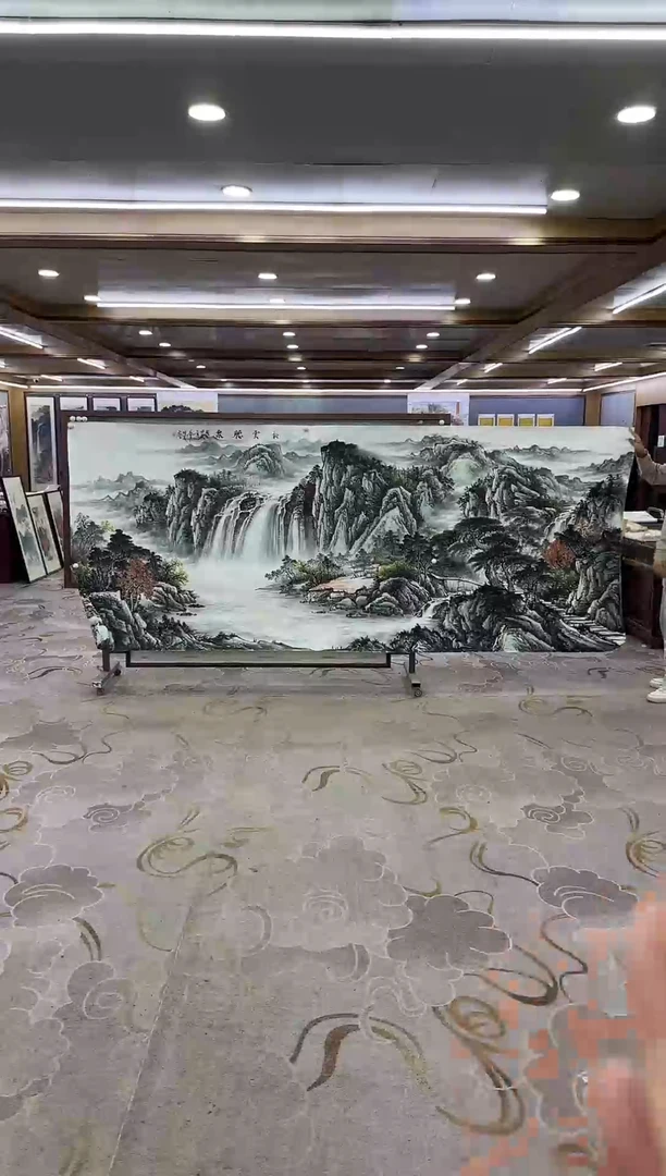 绘画Y-邵明义-大丈二-山水画