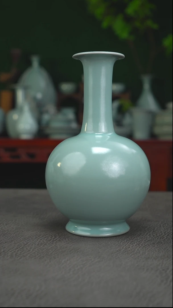 6号李布托长颈鼓腹瓶大瑕福利简包~帆