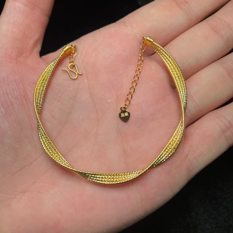 足银银制品 足银银制品菲菲珠宝好~/足银手环