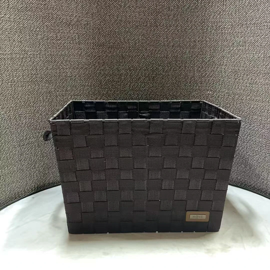 4200瑕疵款 长38宽33高25cm 家用编织收纳筐桌面简约衣橱储物篮子
