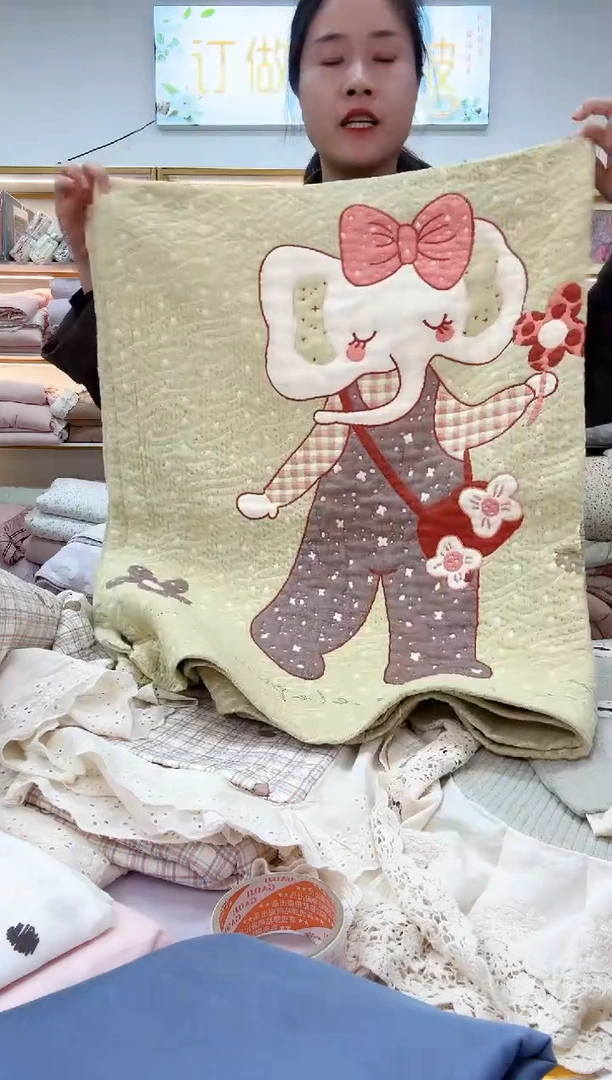 棉韩国纱布小毯子