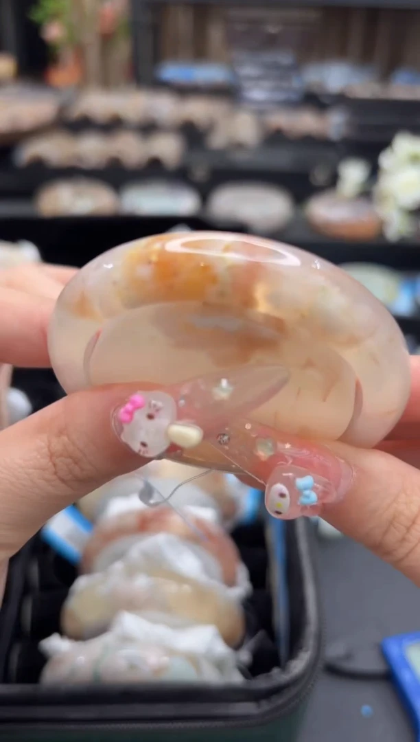 未镶嵌手镯石英质玉221(52圈赠送镯心)