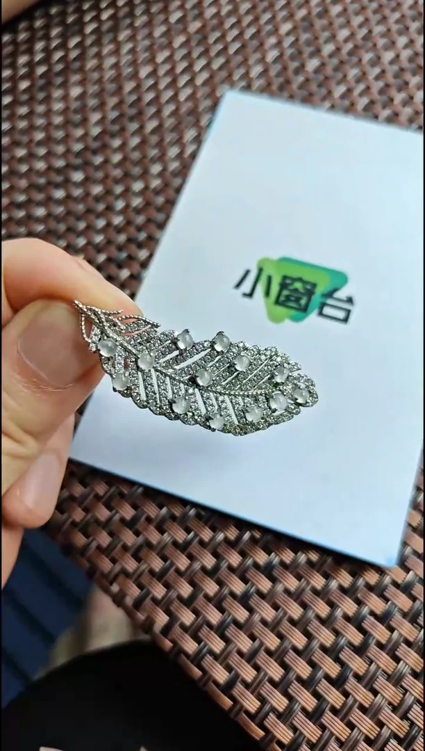 【闪购商品】翡翠颈饰银S925镶嵌翡翠颈饰S925银镶嵌