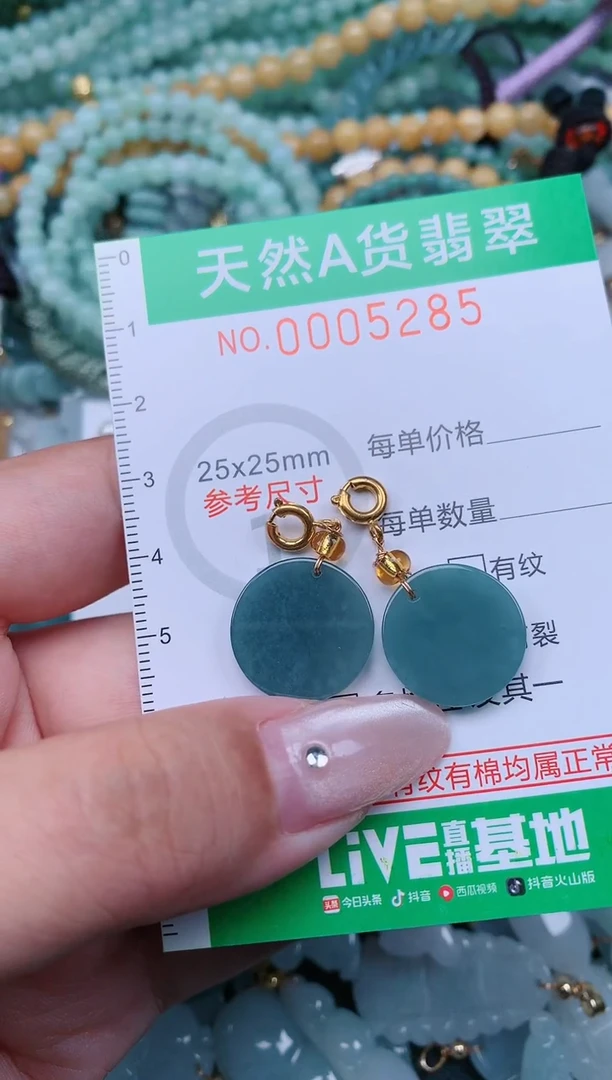 翡翠未镶嵌颈饰.0005285