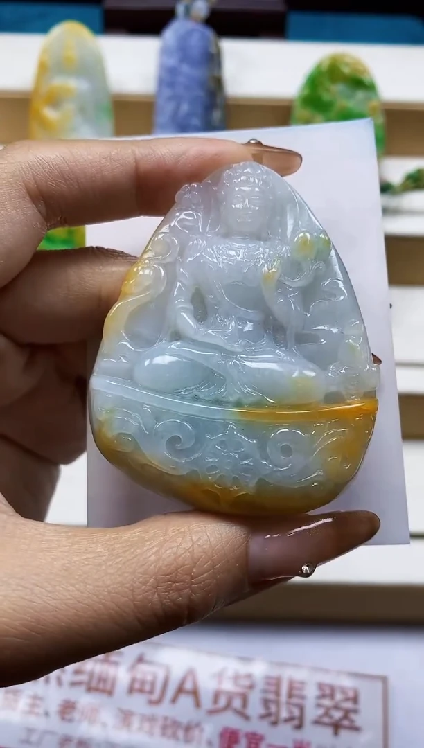 颈饰未镶嵌翡翠翡翠A货