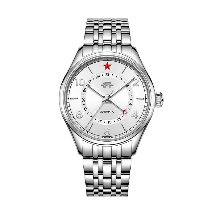 【北京手表】66周年腕表高档商务时尚机械手表男士手表专柜国货