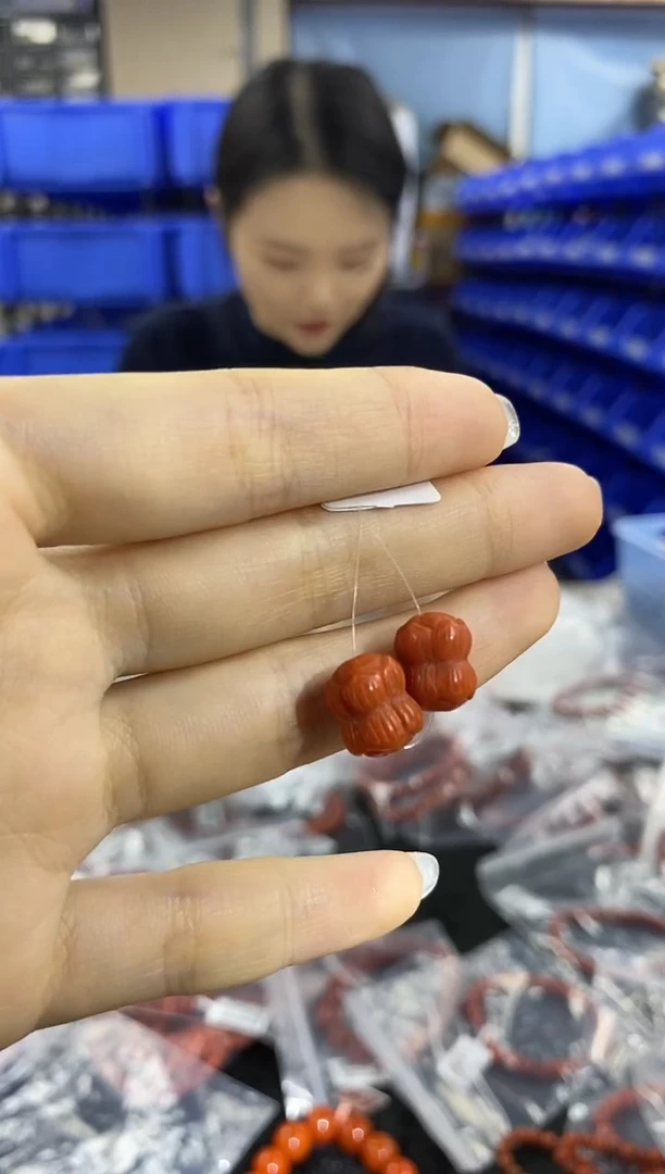 未镶嵌Q89（多样性发一件）南红玛瑙单珠