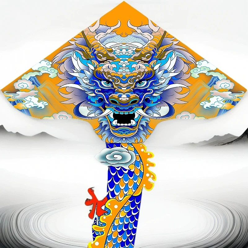 国潮飞龙新款潍坊巨龙风筝微风易飞大人专用抗大风