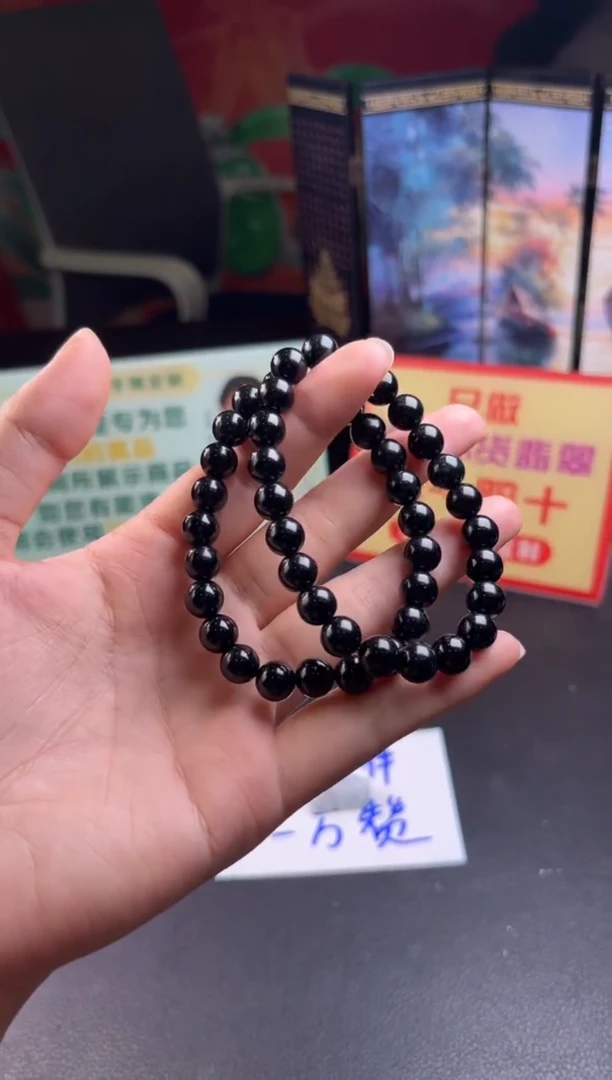 手串翡翠未镶嵌翡翠墨翠手串折优发其一