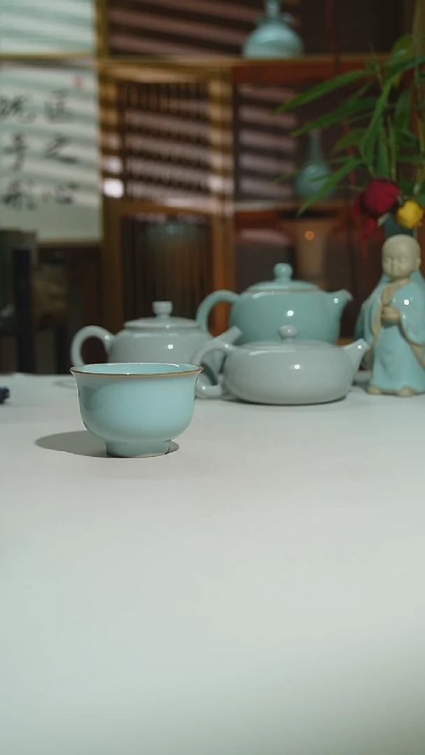 珑匠天青小压手二级印章安全包装