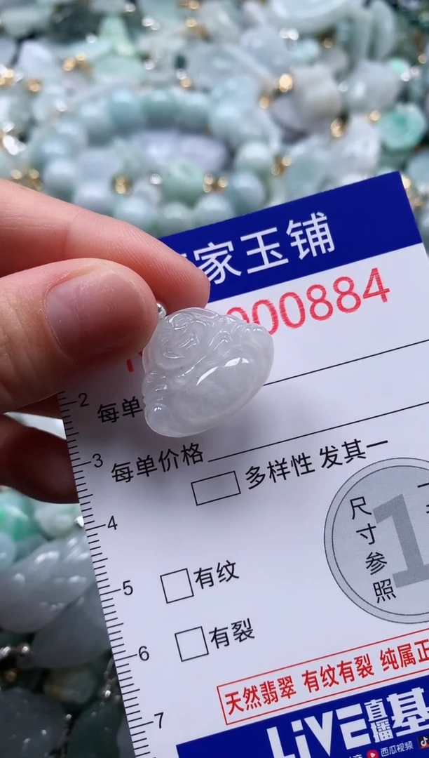 翡翠未镶嵌吊坠(不含链)884