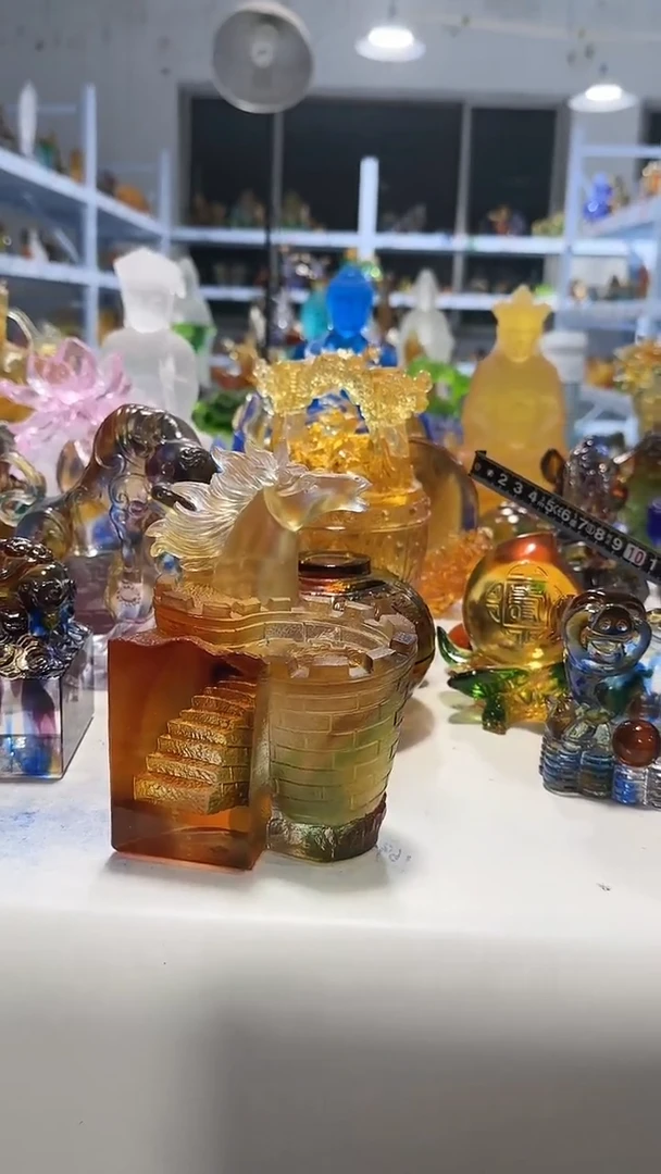 手工艺品琉璃538  古法琉璃  微瑕介意勿拍 不退不换