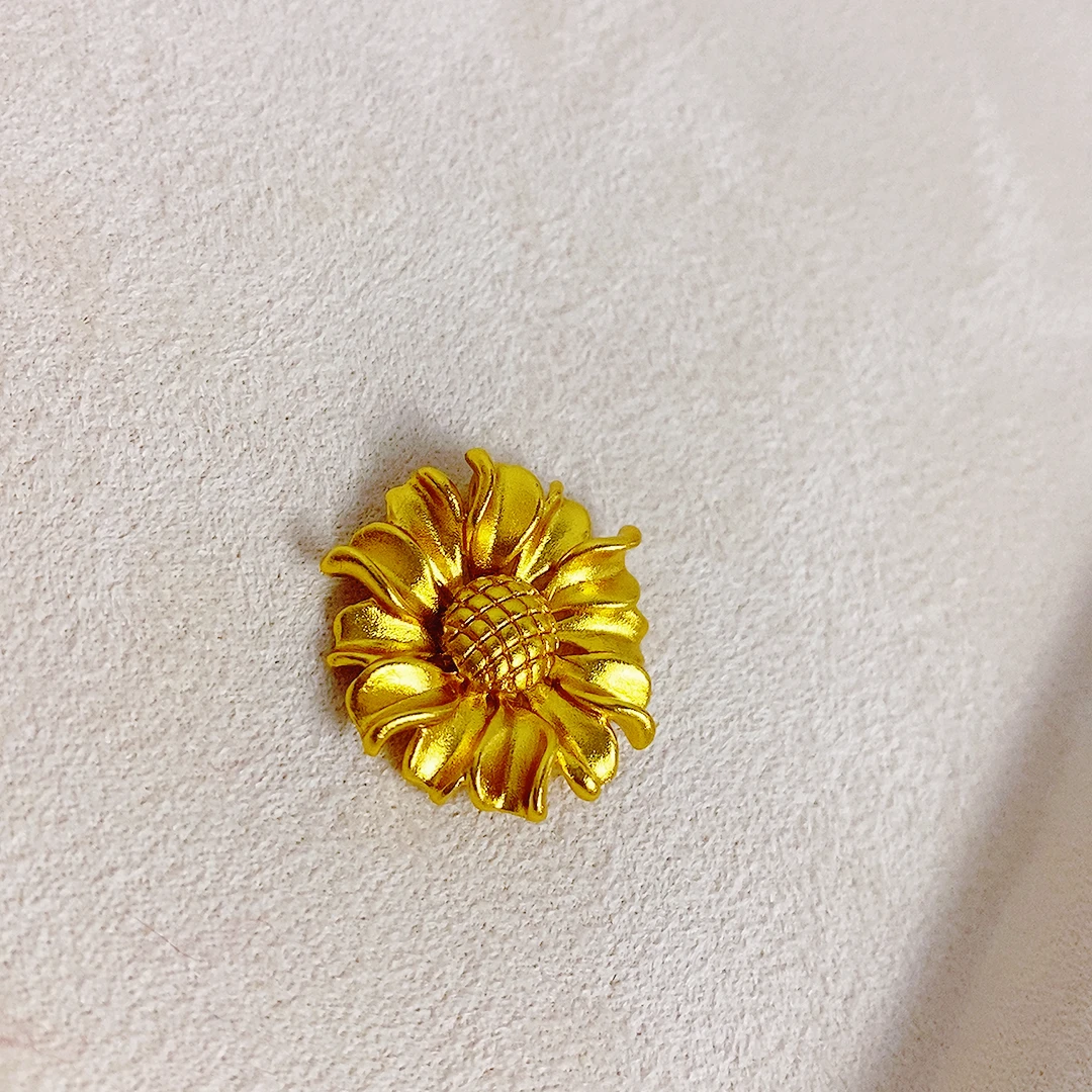 时尚百搭向日葵花吊坠