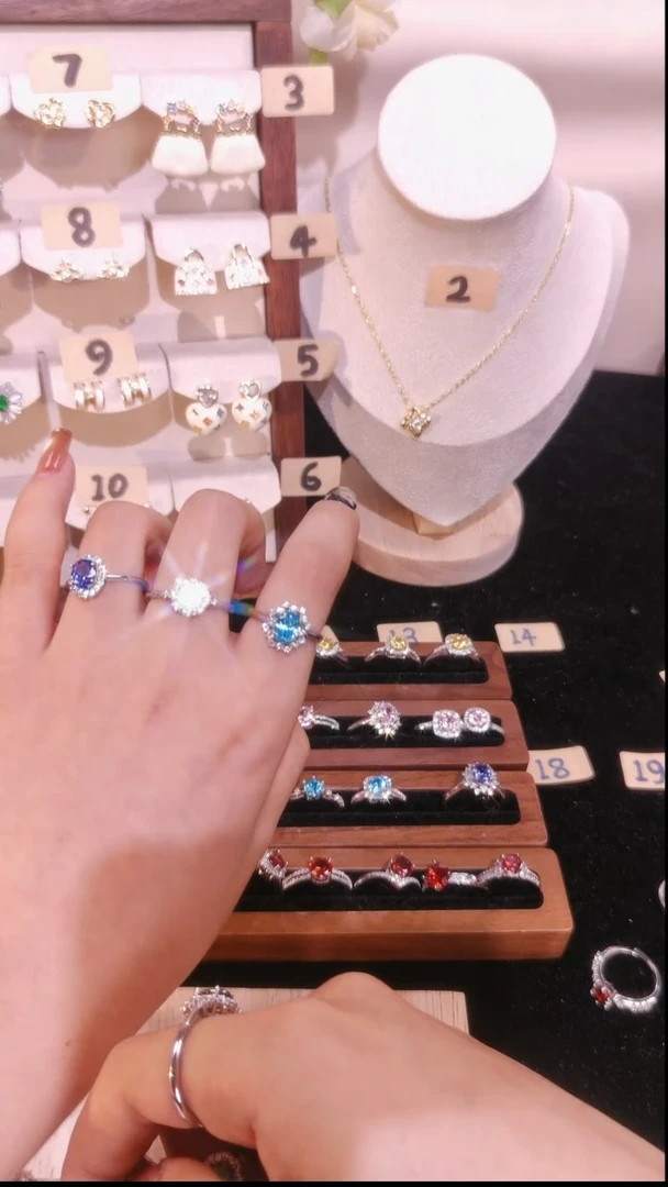 非金属无直播间同款戒指3个