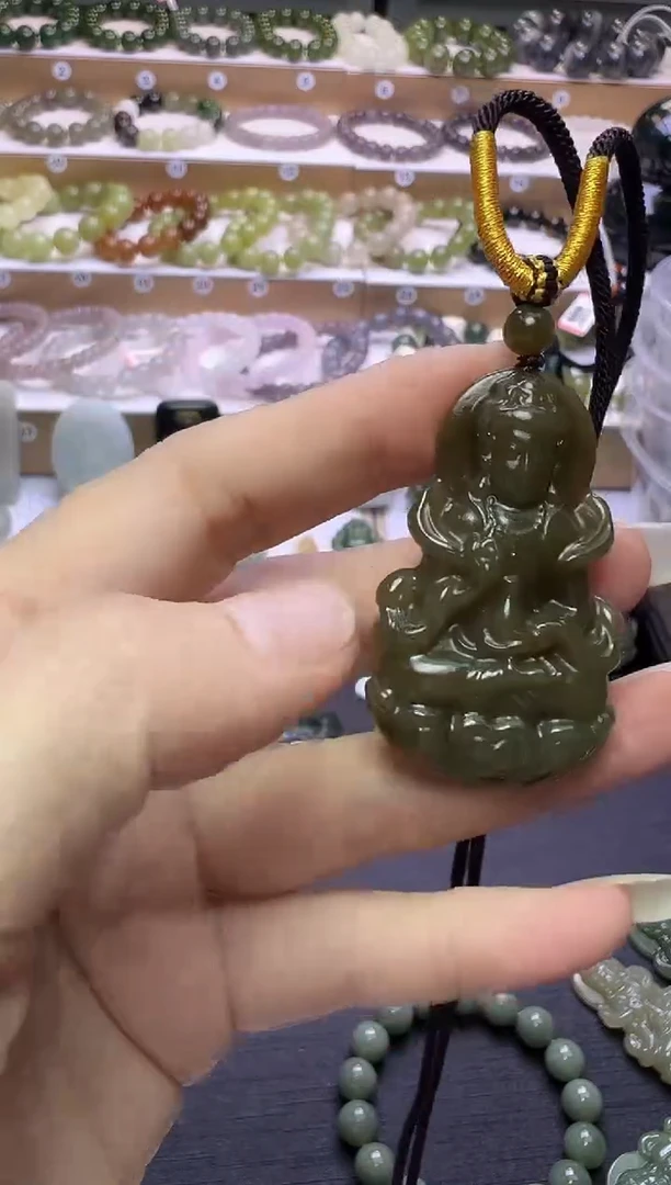 颈饰未镶嵌和田玉120号链接卡48*30*11mm