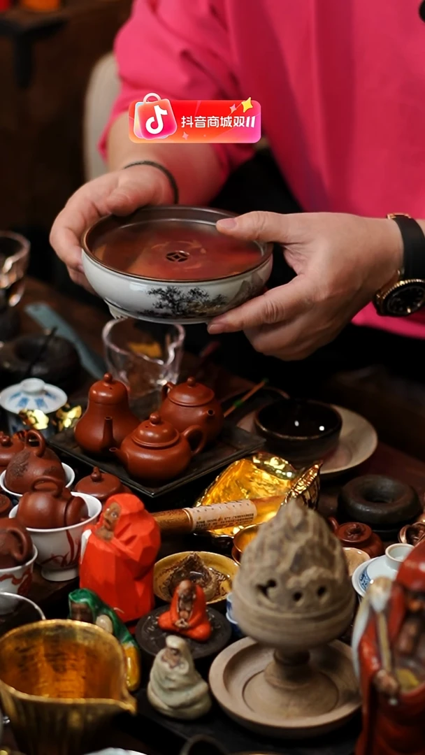 闪购47 紫铜盖小泡台功夫茶道具