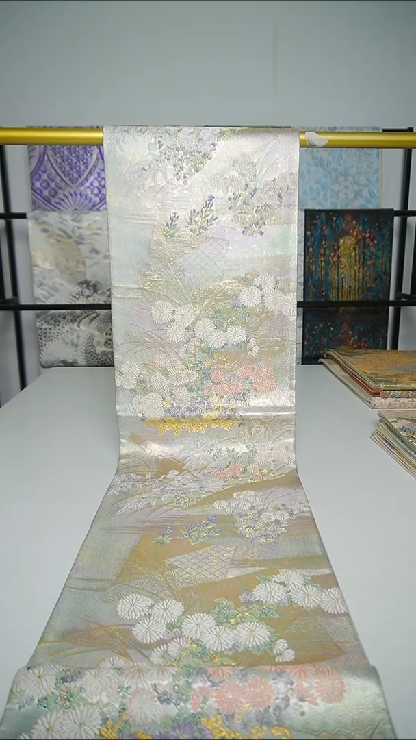 织绣织锦40花卉。