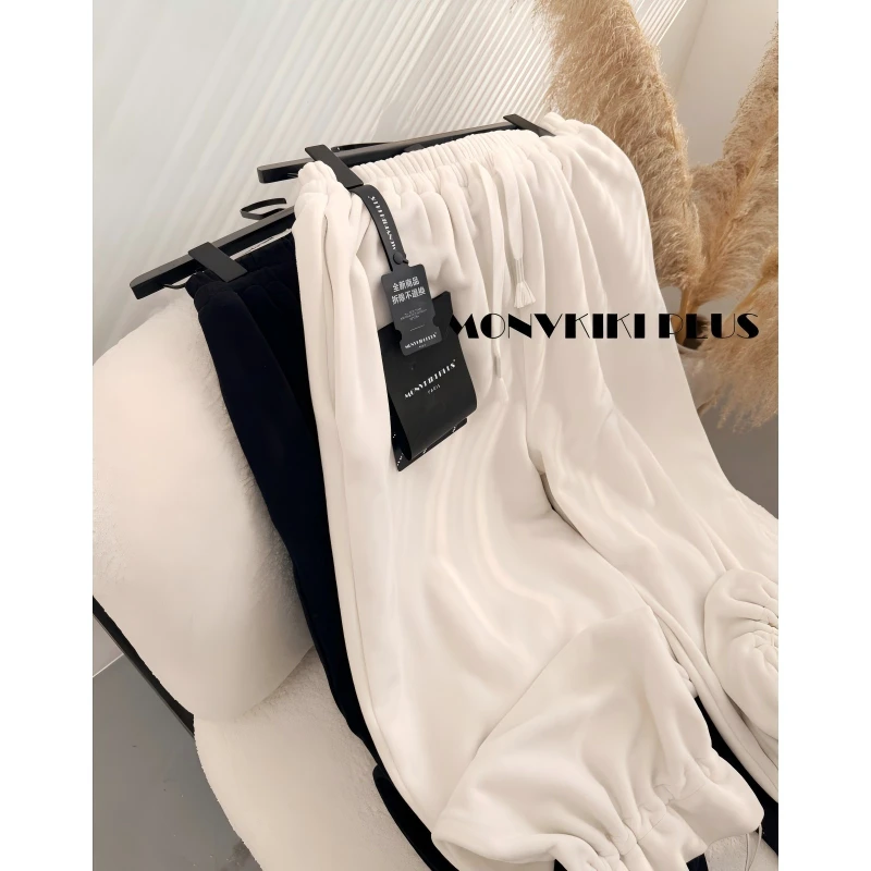 MoNvKiKiPlus“海盗2“加绒加厚冬季休闲束脚运动束脚宽松长裤#807