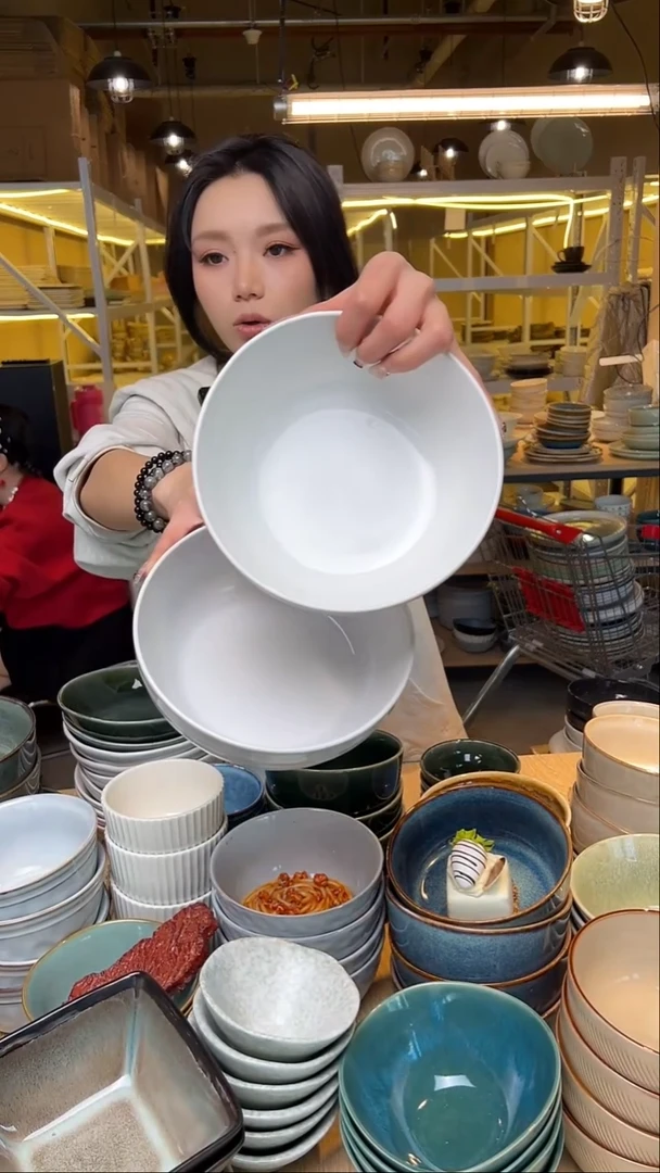 瓷103【瑕疵】外贸尾货窑变釉下彩